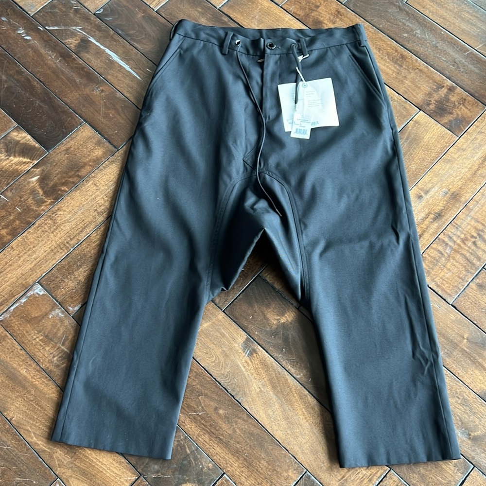 Fumito Ganryu size 3 (large ) men’s black pants with draw string